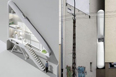 Polonya'da 120 Santimetrelik Bina