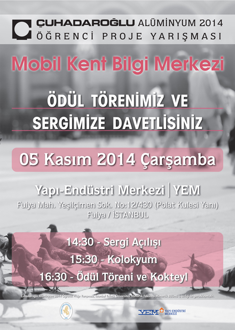 Çuhadaroğlu Alüminyum 2014 Öğrenci Proje Yarışması Ödül Töreni