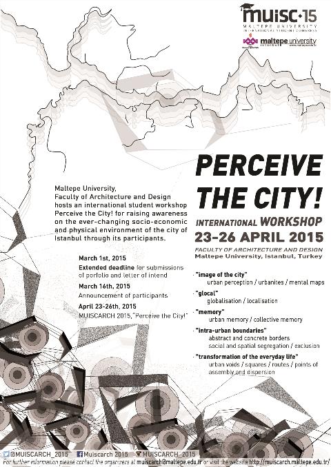 MUISCARCH'15 : "Perceive the City!"