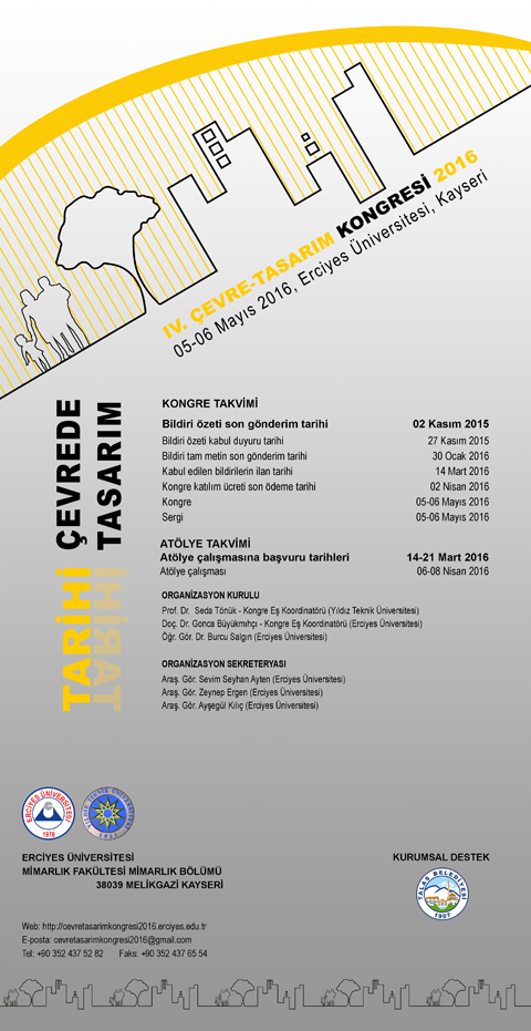 Çevre - Tasarım Kongresi 2016