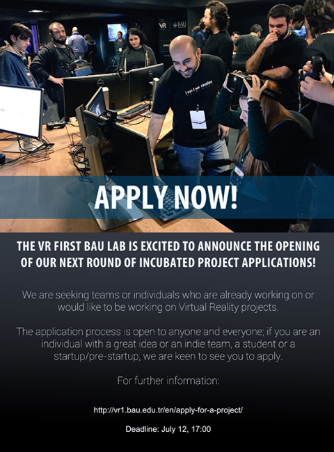 VR First BAU Sanal Gerçeklik Laboratuvarı İkinci Tur Proje Başvuruları Açıldı