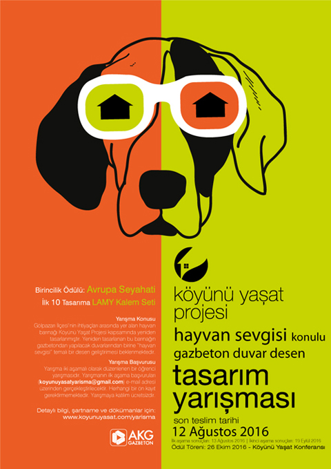 Hayvan Sevgisi Konulu Gazbeton Duvar Desen Tasarım Yarışması