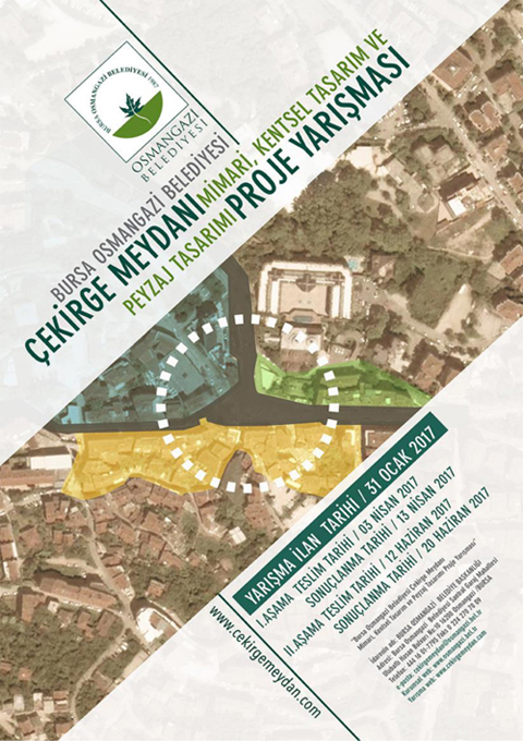 Bursa Osmangazi Belediyesi Çekirge Meydanı Mimari, Kentsel Tasarım ve Peyzaj Tasarımı Proje Yarışması