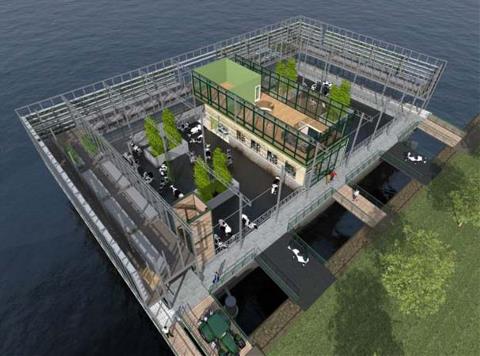 Daralan Tarım Alanlarına Alternatif Proje: Yüzen Çiftlik