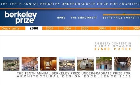 Berkeley Mimari Makale Yarışması 2008