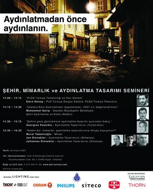 Şehir, Mimarlık ve Aydınlatma Tasarımı Semineri