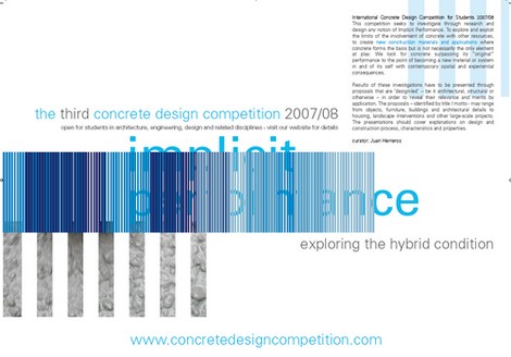 Beton Tasarım Yarışması 2007/08