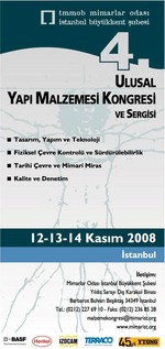 4. Ulusal Yapı Malzemesi Kongresi ve Sergisi