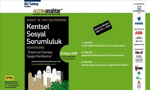 Konut ve Yapı Sektöründe 'Kentsel Sosyal Sorumluluk' Konferansı