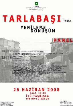 “Tarlabaşı’nda Yenileme, Dönüşüm”