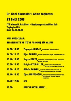 Kani Kuzucular; Belgelemeye ve İTÜ'ye Adanmış Bir Yaşam