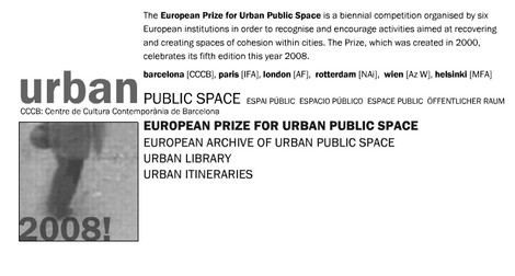 Avrupa Kentleri 2008 Kamusal Alan Ödülleri