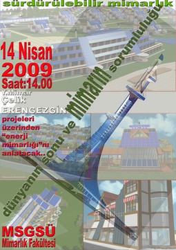 Çelik Erengezgin'den "Enerji Mimarlığı"