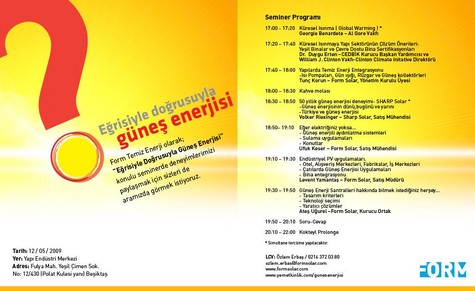 FORM SOLAR'dan Enerji Sektörüne Farklı Bakış