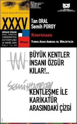 Yunus Aran Anısına Karikatür Penceresinden "Kent ve Kentleşme"