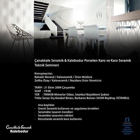 Çanakkale Seramik & Kalebodur Porselen Karo ve Karo Seramik Semineri