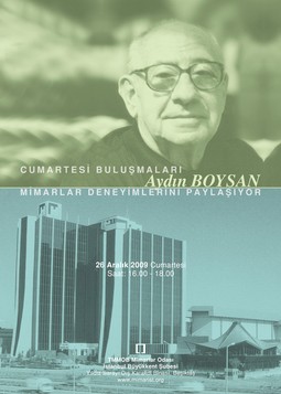 Aydın Boysan "Cumartesi Buluşmaları"nda