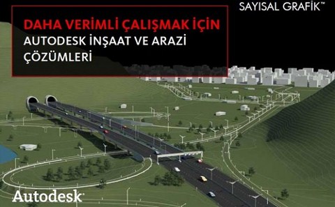 "Daha  Verimli Çalışmak için Autodesk İnşaat ve Arazi Çözümleri