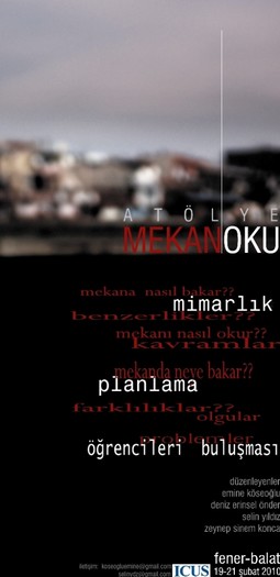 Mekanoku: Mekan Okuma ve Tasarım Atölyesi, Fener-Balat
