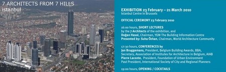 "7 Tepenin 7 Mimarı" Brüksel'de