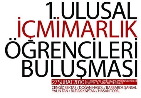 1. Ulusal İç Mimarlık Öğrencileri Buluşması