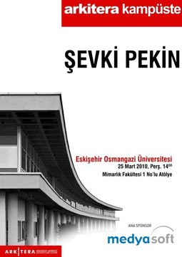 Şevki Pekin Eskişehir'de