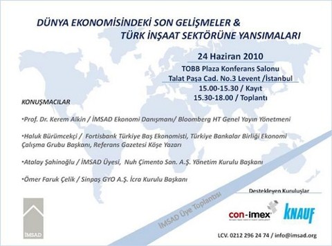 Dünya Ekonomisindeki Son Gelişmeler & Türk İnşaat Sektörüne Yansımaları