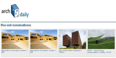 ArchDaily 2009 Yılın Binası Ödülü İçin Yarış Sürüyor