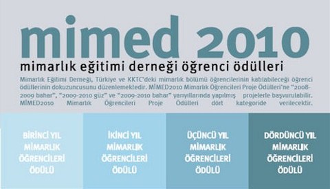 MimED 2010 Mimarlık Öğrencileri Proje Yarışması