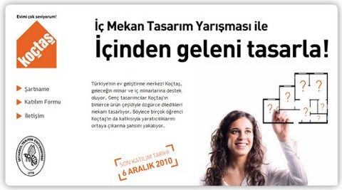 Koçtaş'ın ‘İç Mekan Tasarım Yarışması'na Başvurular Başladı