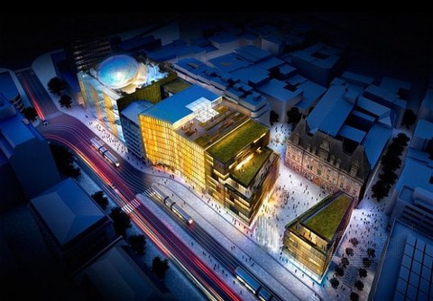 Luxembourg Royal Hamilius'u Foster+Partners Tasarlayacak