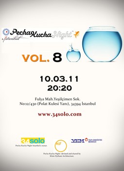 YEM, "Pecha Kucha Night İstanbul"un 8. Buluşmasına Ev Sahipliği Yapıyor