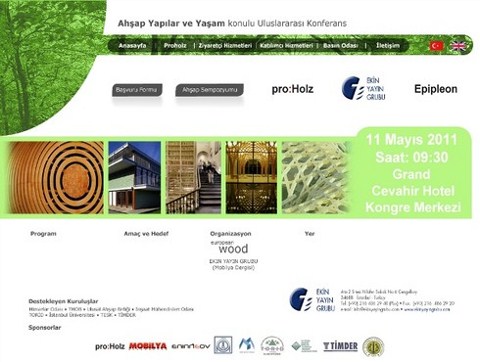 Uluslararası "Building with Wood" Semineri 11 Mayıs'ta İstanbul'da