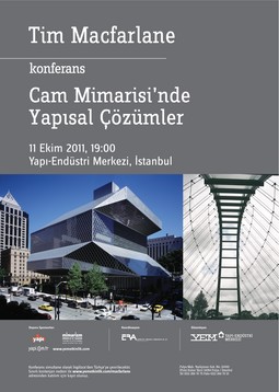 Tim Macfarlane YEM'de "Cam Mimarisinde Yapısal Çözümler"i Anlatacak