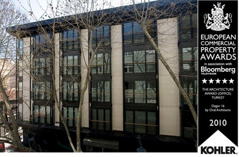 Oral Mimarlık, 'Değer 16' ile 2010 Avrupa Gayrimenkul Ödülü'nün Sahibi Oldu