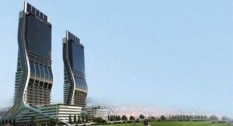 İzmir'in İkiz Kulelerinin Yapımına Başlandı