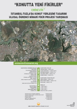 "Konutta Yeni Fikirler: Eminevim" İstanbul-Tuzla'da Konut Yerleşimi Tasarımı Ulusal Öğrenci Yarışması