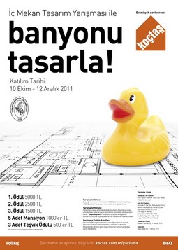 Koçtaş'ın 'İç Mekân Tasarım Yarışması' ile Banyolar Yenileniyor