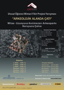 ÇATIDER - Ulusal Öğrenci Mimari Fikir Projesi Yarışması: "Arkeolojik Alanda Çatı"