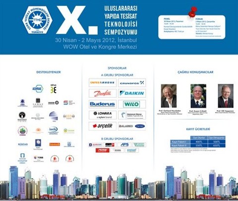 X. Uluslararası Yapıda Tesisat Teknolojisi Sempozyumu