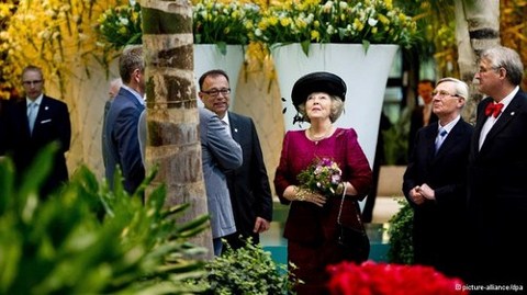 Floriade 2012 Dünya Bahçecilik Sergisi'ni Kraliçe Açtı